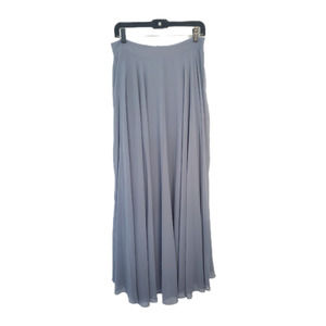 Lucy Paris gray floor length skirt sz large